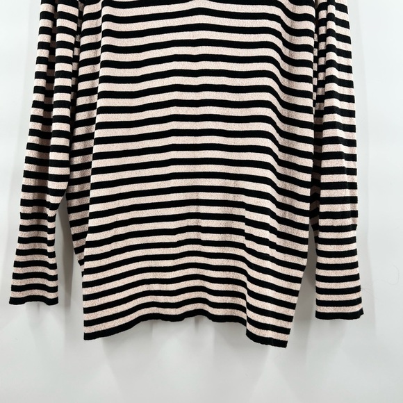 Lane Bryant striped turtleneck long sleeve sweater peekaboo 22/24 - Picture 3 of 11